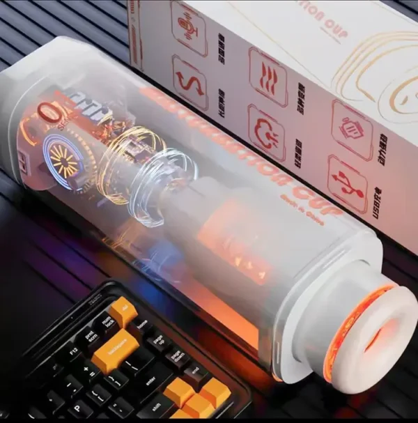 Al Wellness Massage Device Intelligent voice interaction,male Health massage (1) Commander-style streamlined handheld personal massager