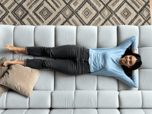 Should I perform Kegel exercises while lying down?