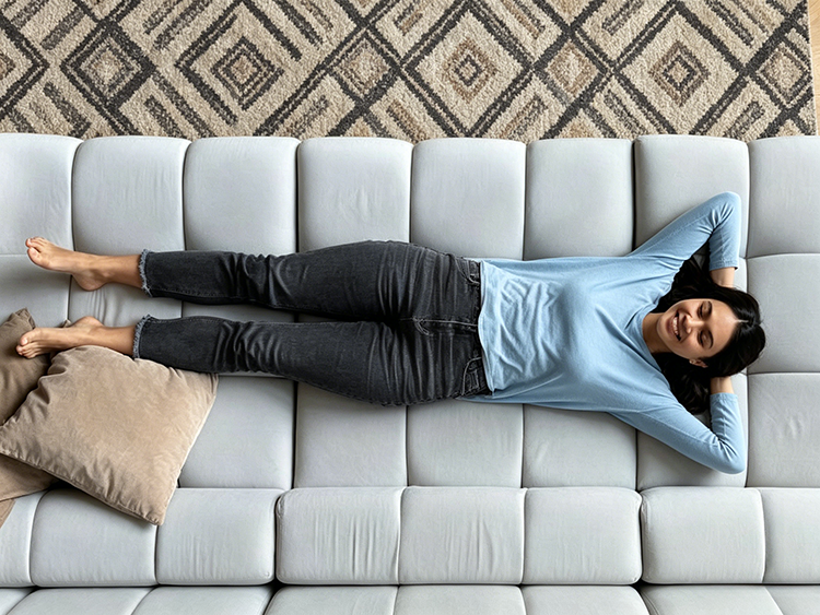 Should I perform Kegel exercises while lying down?