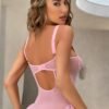 Lace mesh openwork lingerie