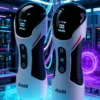 Rift-Breaker Men's Electric Masturbator with LCD Display (1) (1) "Rift-Breaker" Men's Electric Personal Massager with LCD Display