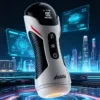Rift-Breaker Men's Electric Masturbator with LCD Display (1) (2) "Rift-Breaker" Men's Electric Personal Massager with LCD Display