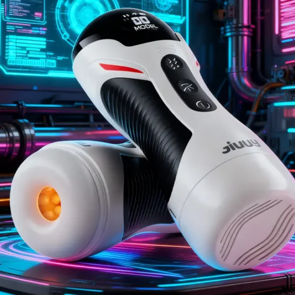 Rift-Breaker Men's Electric Masturbator with LCD Display (2) (1) "Rift-Breaker" Men's Electric Personal Massager with LCD Display