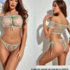 Swiss dot lingerie set