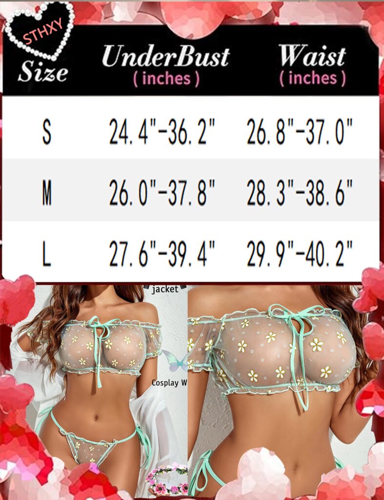 Swiss dot lingerie set 