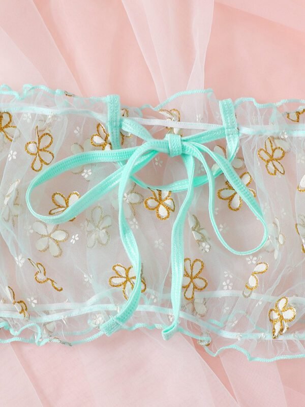 Swiss dot lingerie set