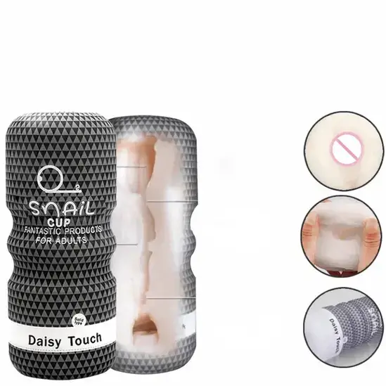 Tiss Snail Male Masturbator (4) SNAIL CUP DAISY TOUCH - Handheld Personal Massager