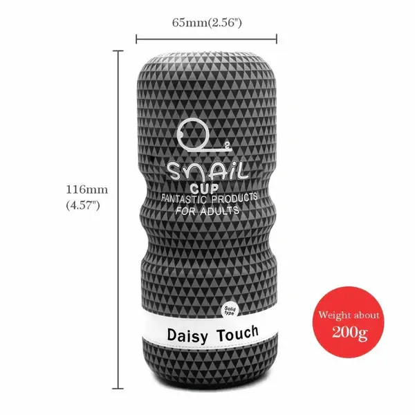 Tiss Snail Male Masturbator (5) SNAIL CUP DAISY TOUCH - Handheld Personal Massager