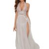White slip dress