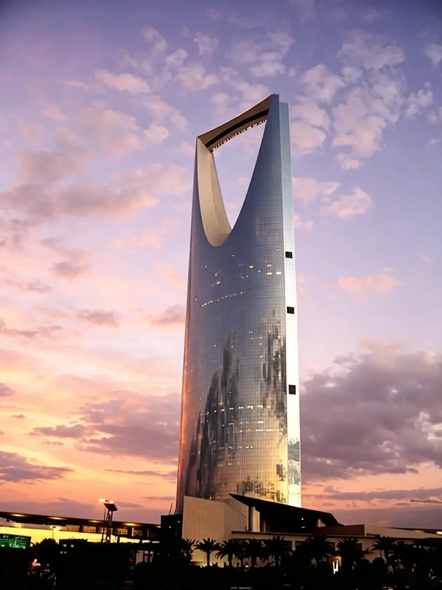Landmark buildings in Saudi Arabia