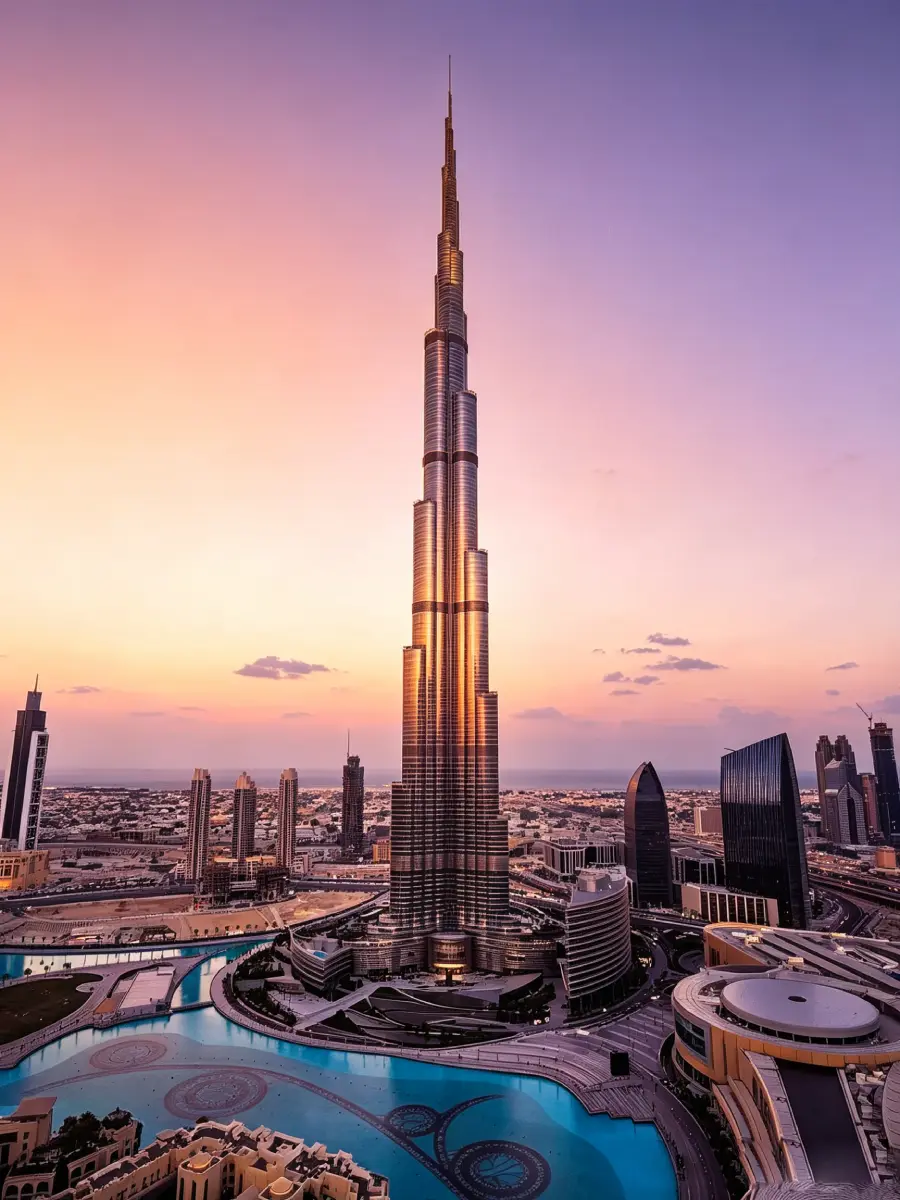 Landmark buildings in the UAE