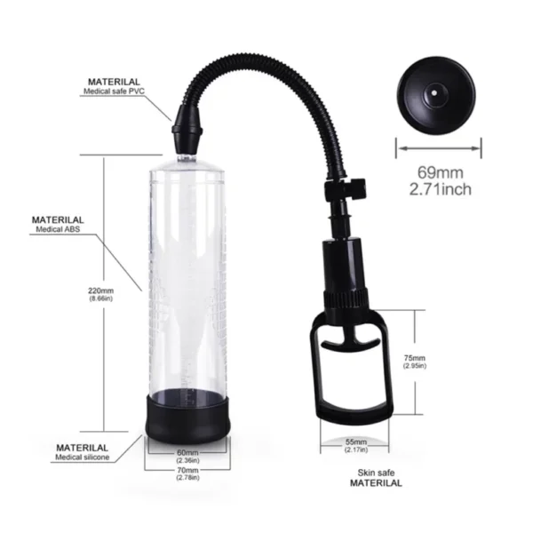 Vacuum penis pump