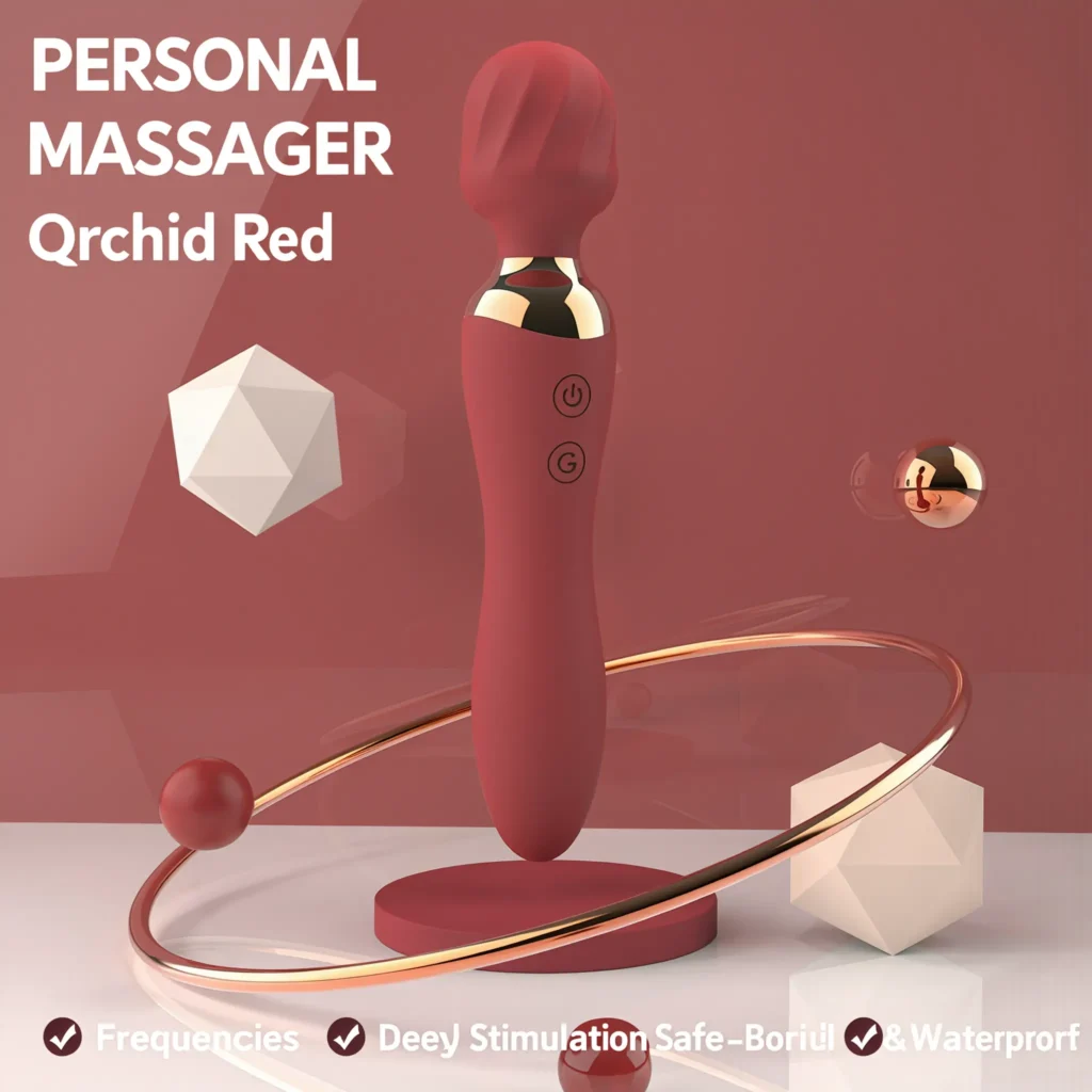 عصا مساج اهتزازية قوية لكامل الجسم