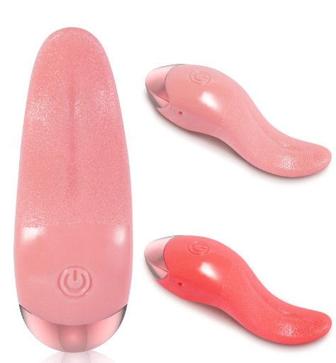 Realistic tongue toy featuring a 3-in-1 design licking, sucking, and vibration (4) لسان اصطناعي مزود بوظائف اللعق والمص والاهتزاز في منتج واحد.